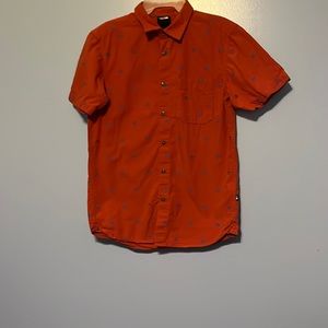 North face mens button